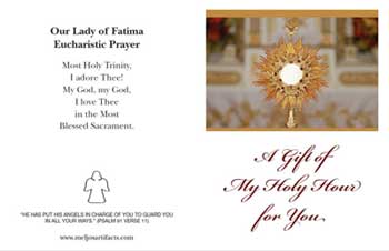 Holy Hour Prayer Card 1