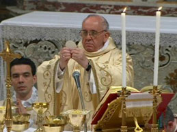 The Holy Father Celebrates Mass