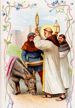 St. Anthony and the Miracle of the Donkey