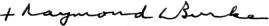 Most Reverand Raymond L. Burke's Signature